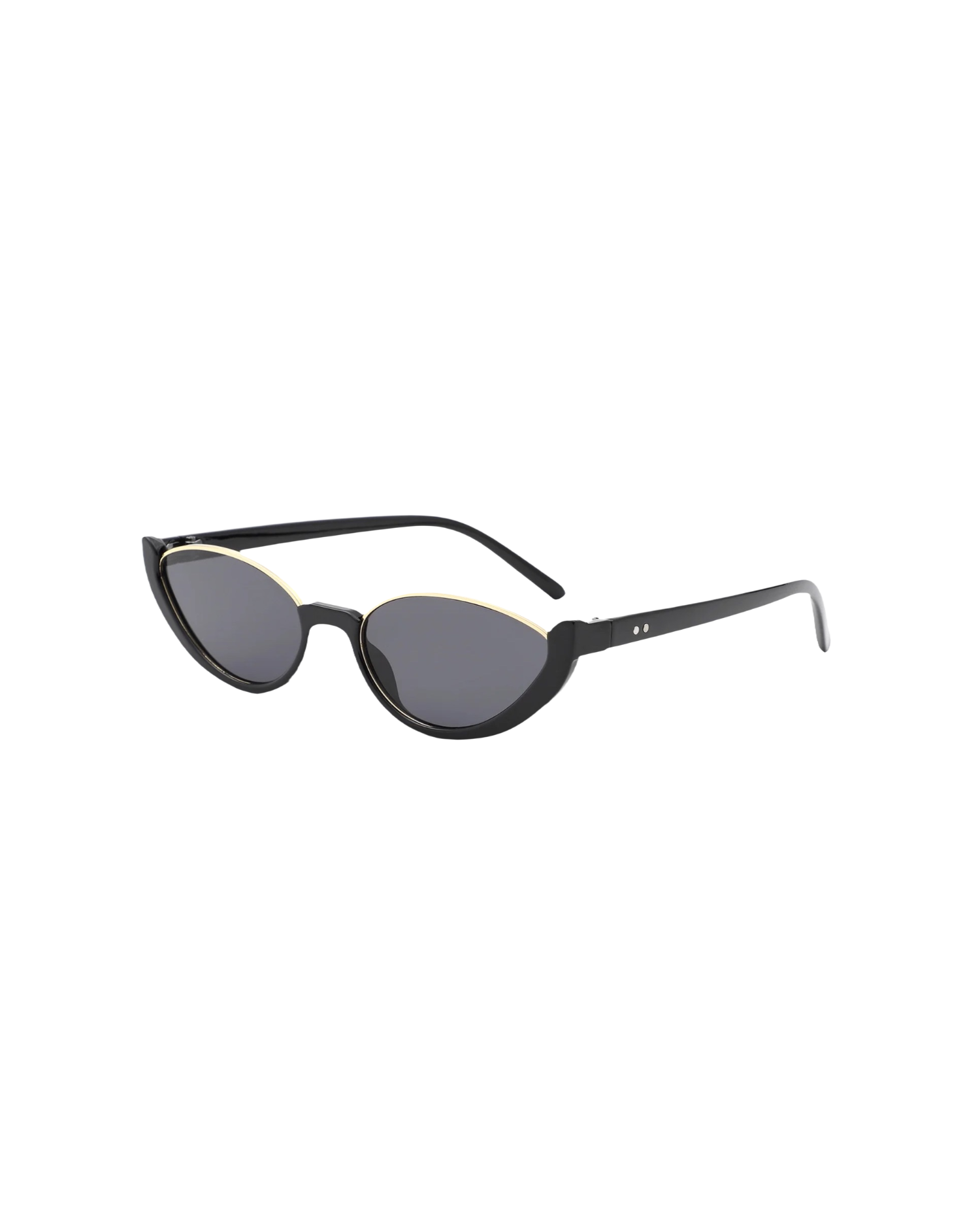 SEMI-RIMLESS CAT-EYE