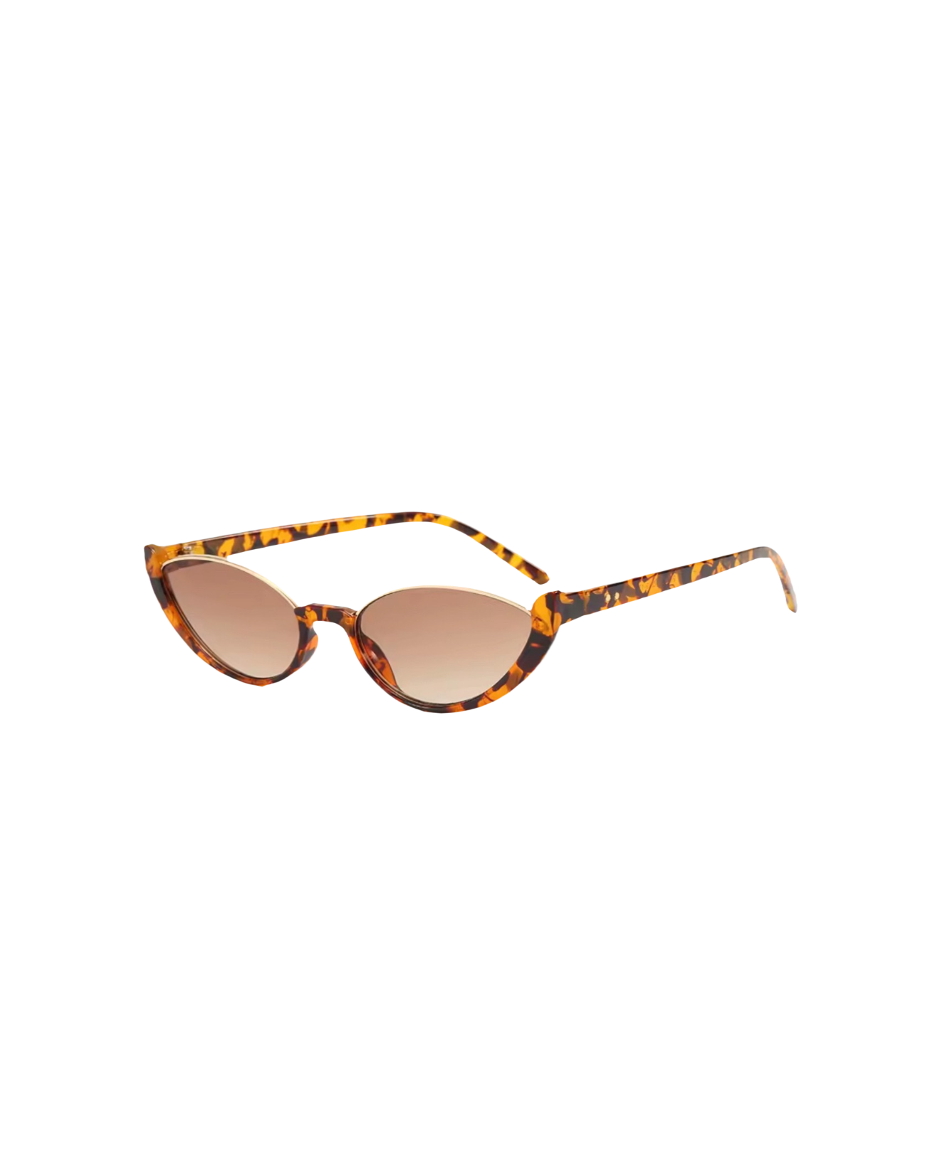 SEMI-RIMLESS CAT-EYE