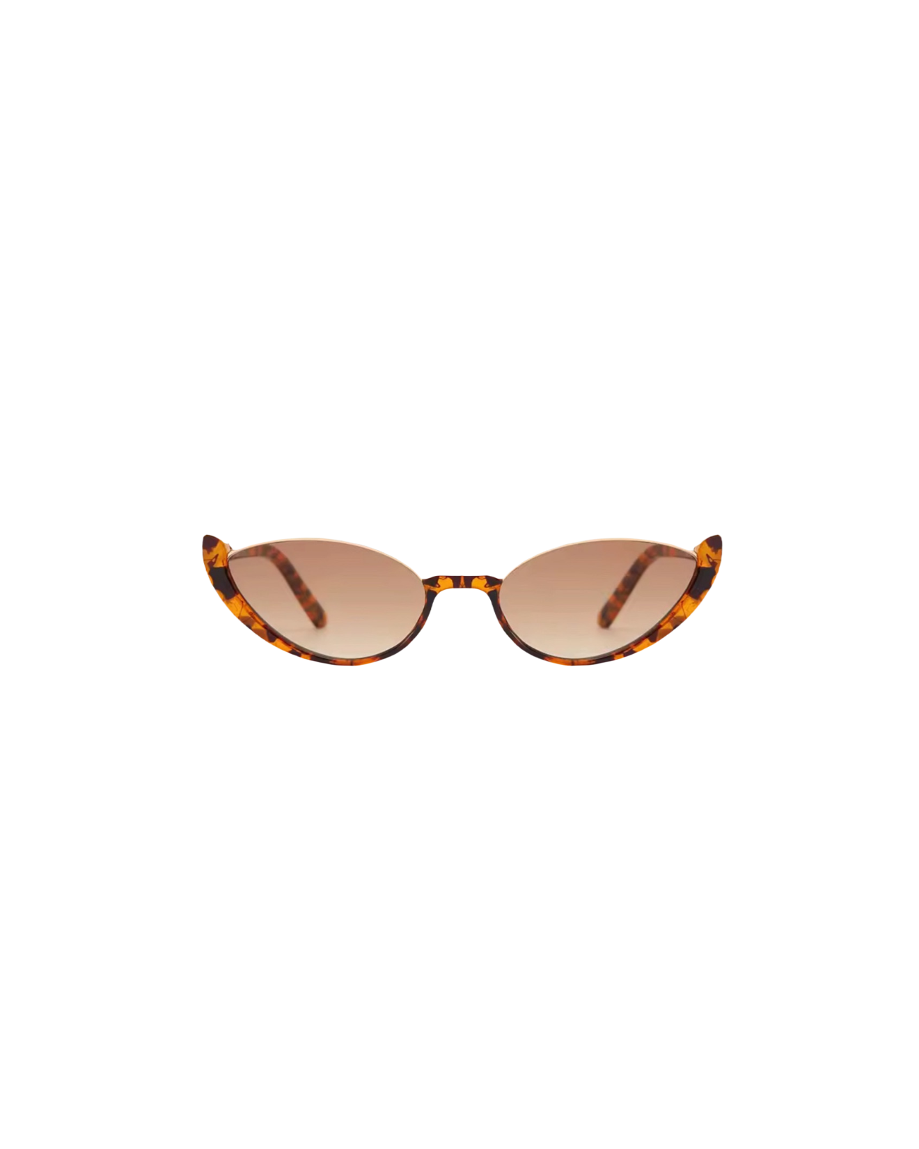 SEMI-RIMLESS CAT-EYE