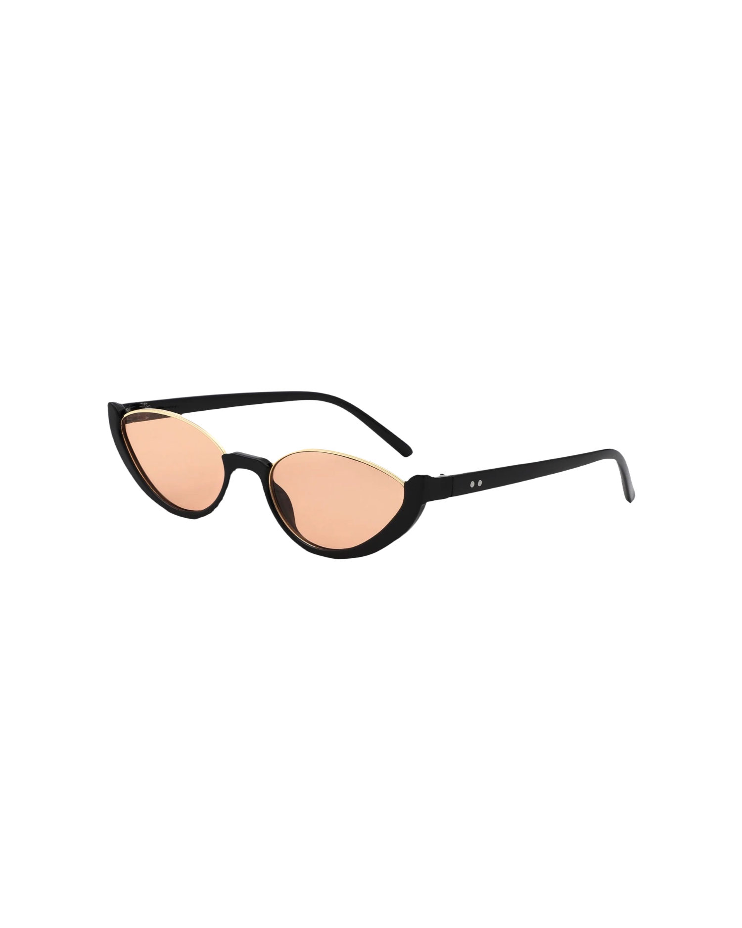 SEMI-RIMLESS CAT-EYE